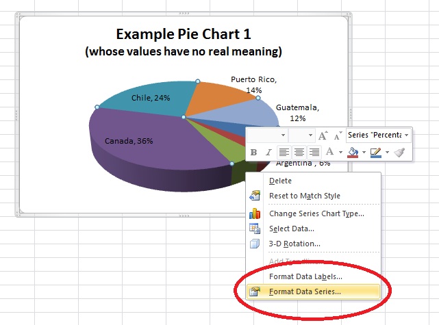 How To Select Data For Pie Chart In Excel